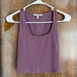 Purple crop top